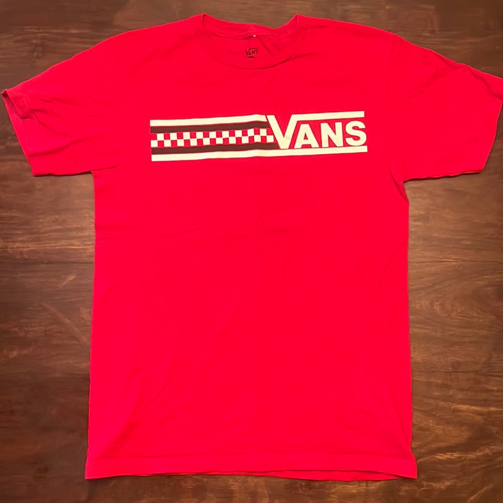 Red Vans T-Shirt size Adult Small